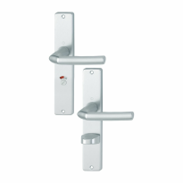Hoppe binnenschild deurkruk Birmingham- WC63 naturel