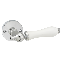 Impresso Brisbane deurkruk op rozet 53x9mm Chroom