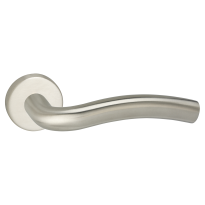 Impresso Conway deurkruk op rozet 53x9mm RVS geborsteld