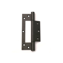Justor deurveerscharnier enkelwerkend alu zwart, 153 mm lang, smalle hangnaad 2,5mm