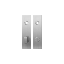 Kortschild GPF1100.15 WC72/8 grote knop RVS geborsteld