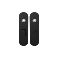Kortschild GPF8100.10 WC57/5 grote knop zwart