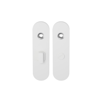 Kortschild GPF8100.50 WC57/5 grote knop wit