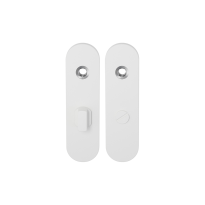 Kortschild GPF8100.50 WC63/8 grote knop wit