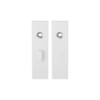 Kortschild GPF8100.55 WC55/8 grote knop wit