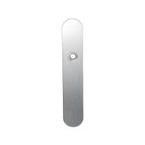 Langschild GPF1100.20L blind linksdraaiend RVS geborsteld