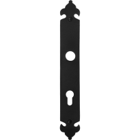 Langschild GPF6100.25L/R PC72 links-/rechtsdraaiend smeedijzer zwart