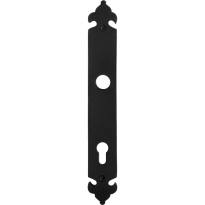 Langschild GPF6100.25L/R PC85 links-/rechtsdraaiend smeedijzer zwart