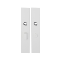 Langschild GPF8100.65 WC55/8 grote knop wit