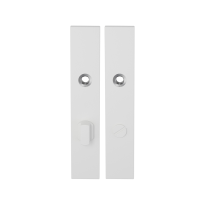 Langschild GPF8100.65 WC72/8 grote knop wit