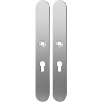 Langschild XL GPF1100.70 PC55 RVS geborsteld