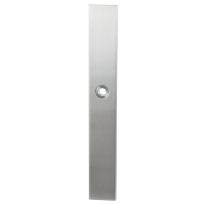 Langschild XL GPF1100.75 WC55/8 grote knop RVS geborsteld