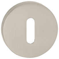 Luxuria Sleutelrozet rond, mat nikkel, 52x10mm