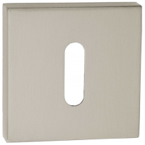 Luxuria Sleutelrozet, mat nikkel, 52x52x10mm