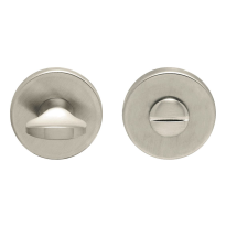 Luxuria Toiletgarnituur rond, mat nikkel PVD, 50x8mm