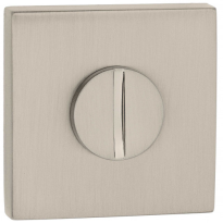 Luxuria Toiletgarnituur, mat nikkel PVD, 52x52x8mm