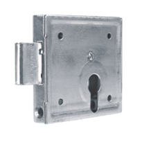 Mauer 2004 PC poortslot verzinkt, doornmaat 60 mm