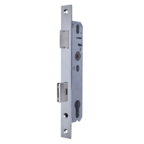 Mauer 4592 PZW dag- en nacht smaldeurslot RVS met doorzaagbeveiliging, voorplaat 20 mm, doornmaat 30 mm