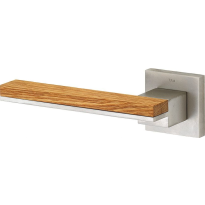 M&T Krukgarnituur Mimolimit, mat nikkel ongelakt/Eiken linkswijzend