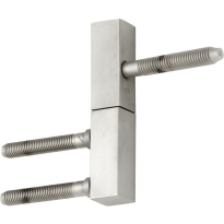 M&T paumelle Mini, mat nikkel ongelakt rechts, 82x15x15mm