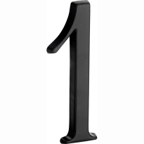 Mi Satori Huisnummer Roman 120mm-1 mat zwart