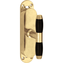 Mi Satori Krukespagnolet Ton kr. Q9mm messing getrommeld ebben