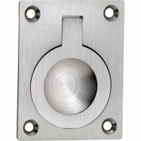 Mi Satori Luikring rechthoekig 40x30mm mat nikkel gelakt