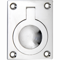 Mi Satori Luikring rechthoekig 60x47mm glans nikkel