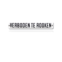 NH-85 emaille naambord 'Verboden te roken'