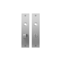 Plaatschild GPF1100.16 WC55/8 normale knop RVS geborsteld