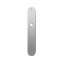 Plaatschild GPF1100.22L/R blind links-/rechtsdraaiend RVS geborsteld
