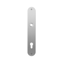 Plaatschild GPF1100.22L/R PC92 links-/rechtsdraaiend RVS geborsteld