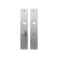Plaatschild GPF1100.26 WC55/8 grote knop RVS geborsteld