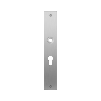 Plaatschild GPF1100.27L/R PC55 links-/rechtsdraaiend RVS geborsteld
