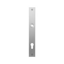 Plaatschild GPF1100.28L/R PC92 links-/rechtsdraaiend RVS geborsteld