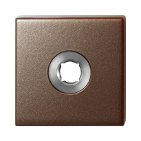 Rozet GPF1102.A2 L 50x50x8 mm Bronze blend linksdraaiend