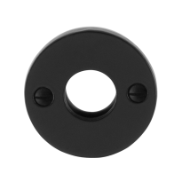 Rozet GPF6100.64L/R 53x5mm smeedijzer zwart links-/rechtsdraaiend tbv buiten coating