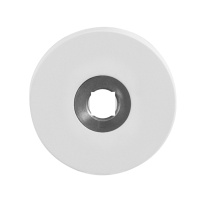 Rozet GPF8100.40L/R 50x8mm wit links-/rechtsdraaiend