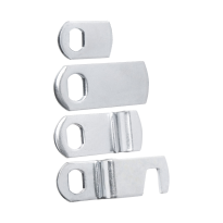 Sluitlip A41 met verzet 6,5mm L=41mm uitsparing verticaal