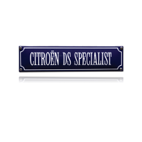 SS-18 emaille straatnaambord 'Citroën DS Specialist'
