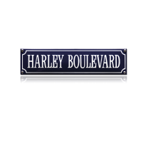SS-33 emaille straatnaambord 'Harley Boulevard'