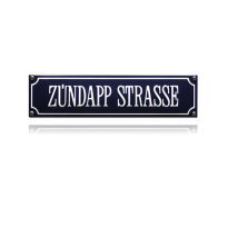 SS-95 emaille straatnaambord 'Zündapp Strasse'