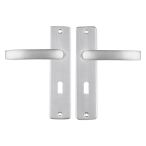 Starx Blok deurkruk op schild 180x41mm BB56 Aluminium F1