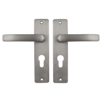 Starx Blok deurkruk op schild 180x41mm PC55 Aluminium F9