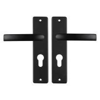 Starx Blok deurkruk op schild 180x41mm PC55 zwart