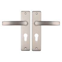 Starx Blok deurkruk op schild 180x41mm PC72 Aluminium F9
