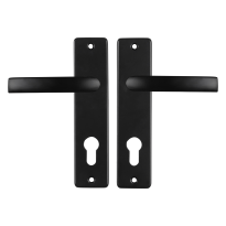 Starx Blok deurkruk op schild 180x41mm PC72 zwart