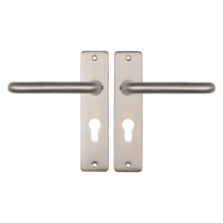 Starx Coupe deurkruk op schild 180x41mm PC55 Aluminium F9