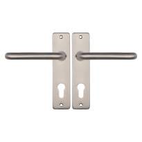 Starx Coupe deurkruk op schild 180x41mm PC72 Aluminium F9