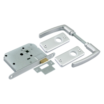 Starx Loopslot met Beslag Aluminium Wit Blind Doornmaat 50mm